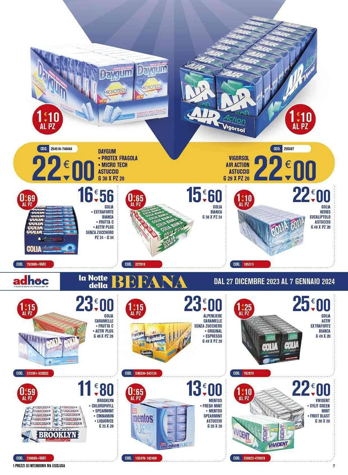 Volantino Adhoc da 27 dicembre a 7 gennaio di 2024 - Pagina del volantino 7