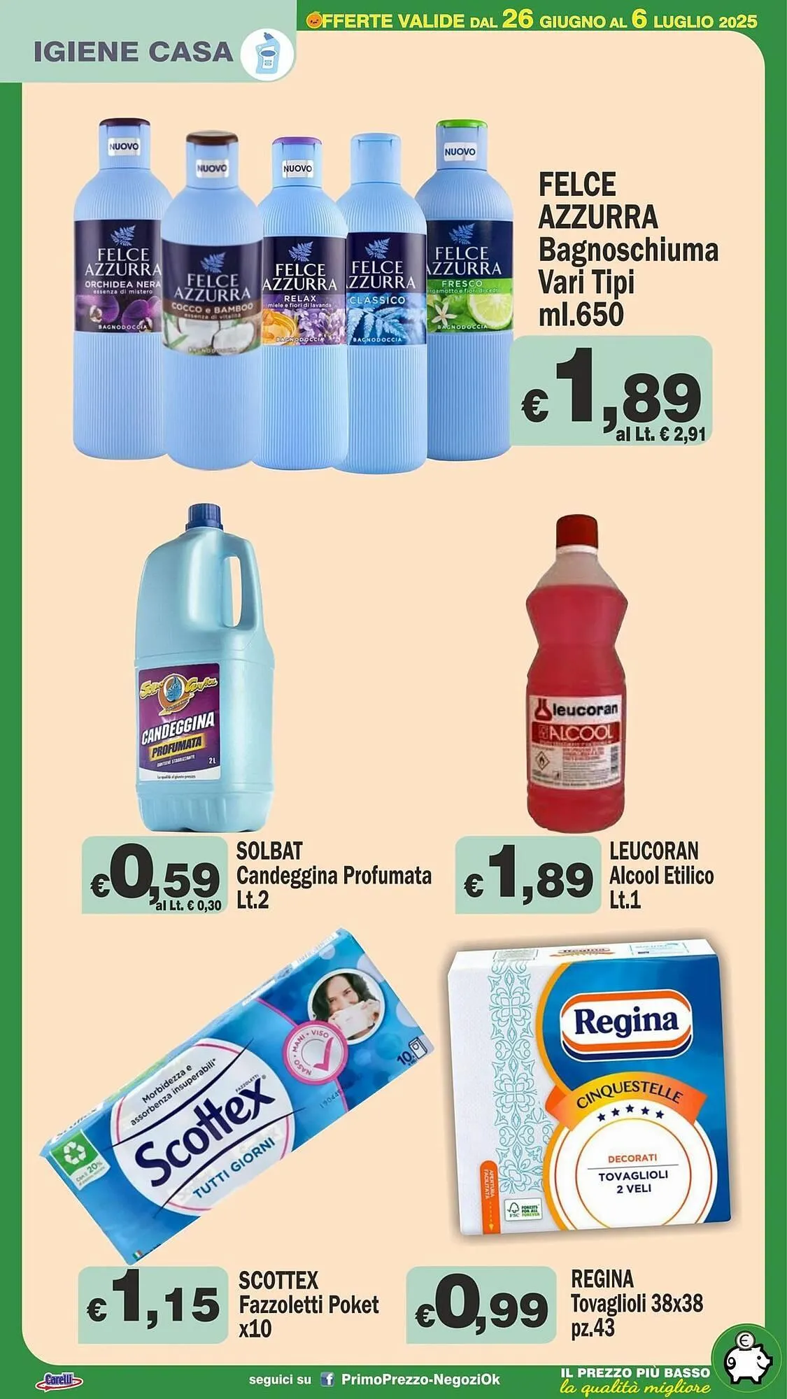 Volantino Primo Prezzo da 26 giugno a 6 luglio di 2025 - Pagina del volantino 20