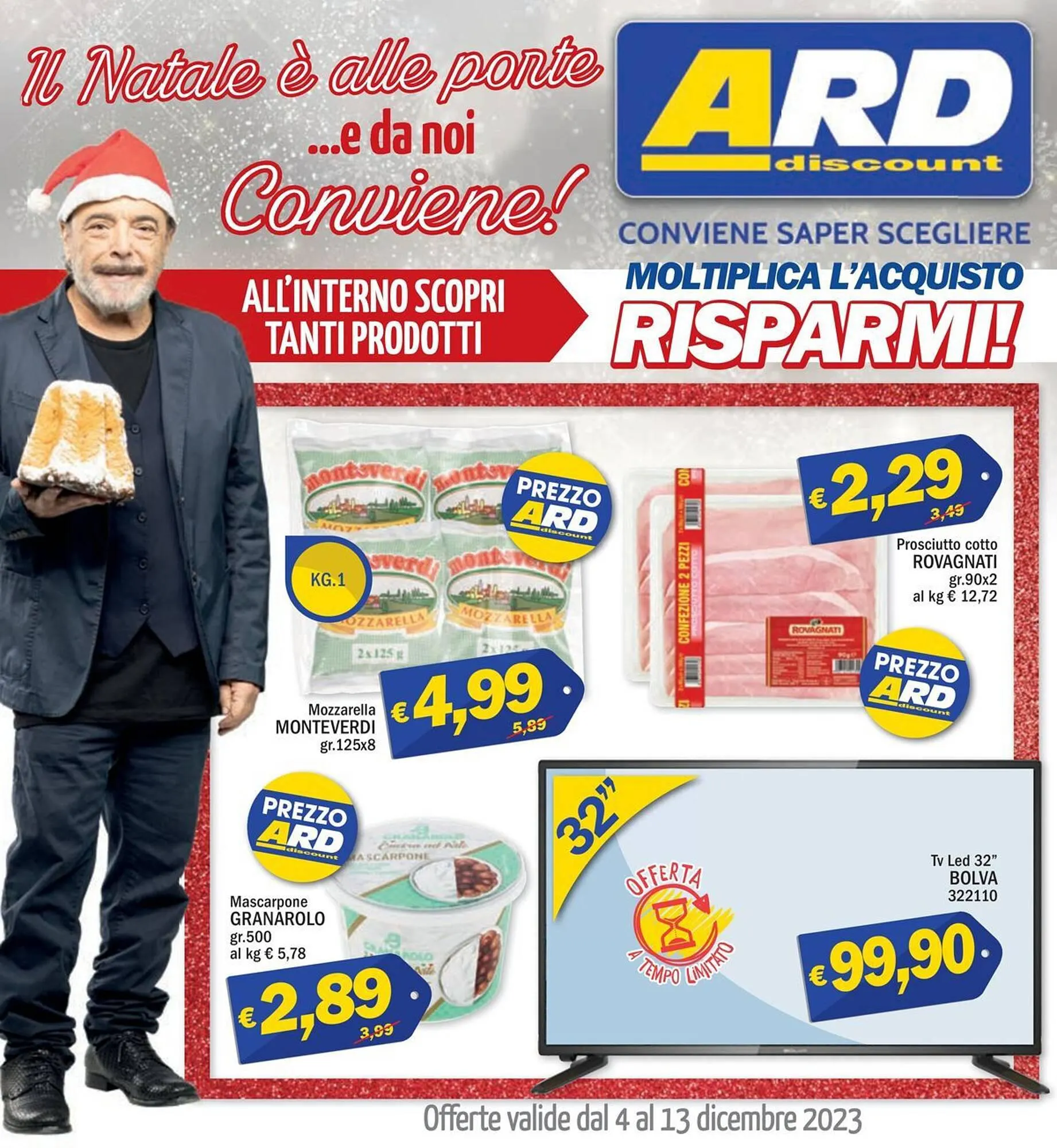 Volantino Ard Discount da 4 dicembre a 13 dicembre di 2023 - Pagina del volantino 1