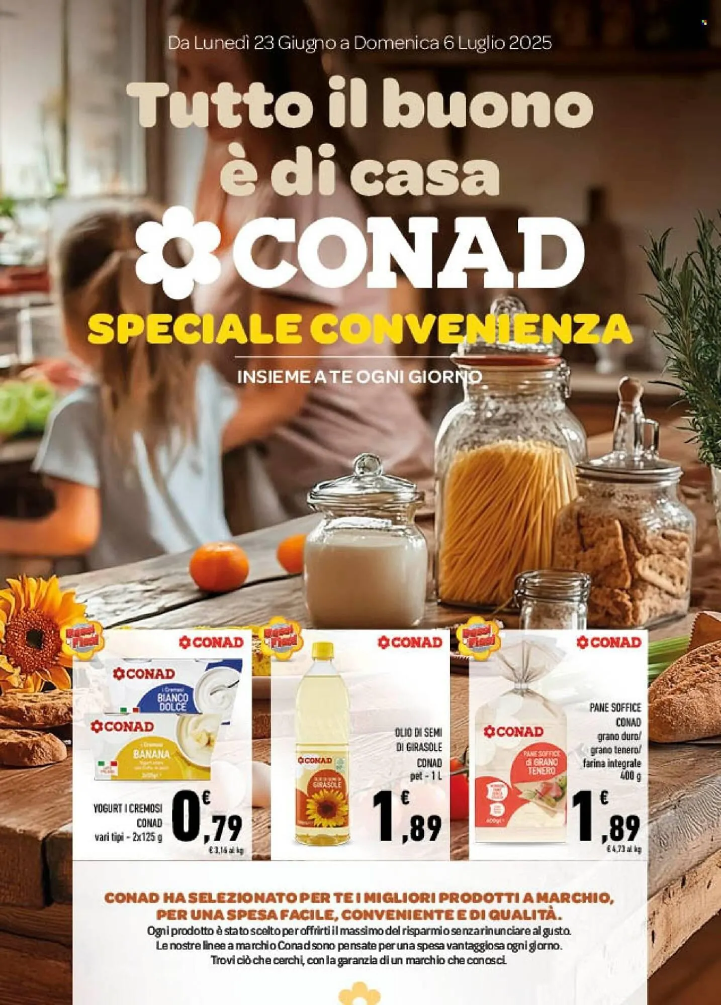 Volantino Conad da 23 giugno a 6 luglio di 2025 - Pagina del volantino 1