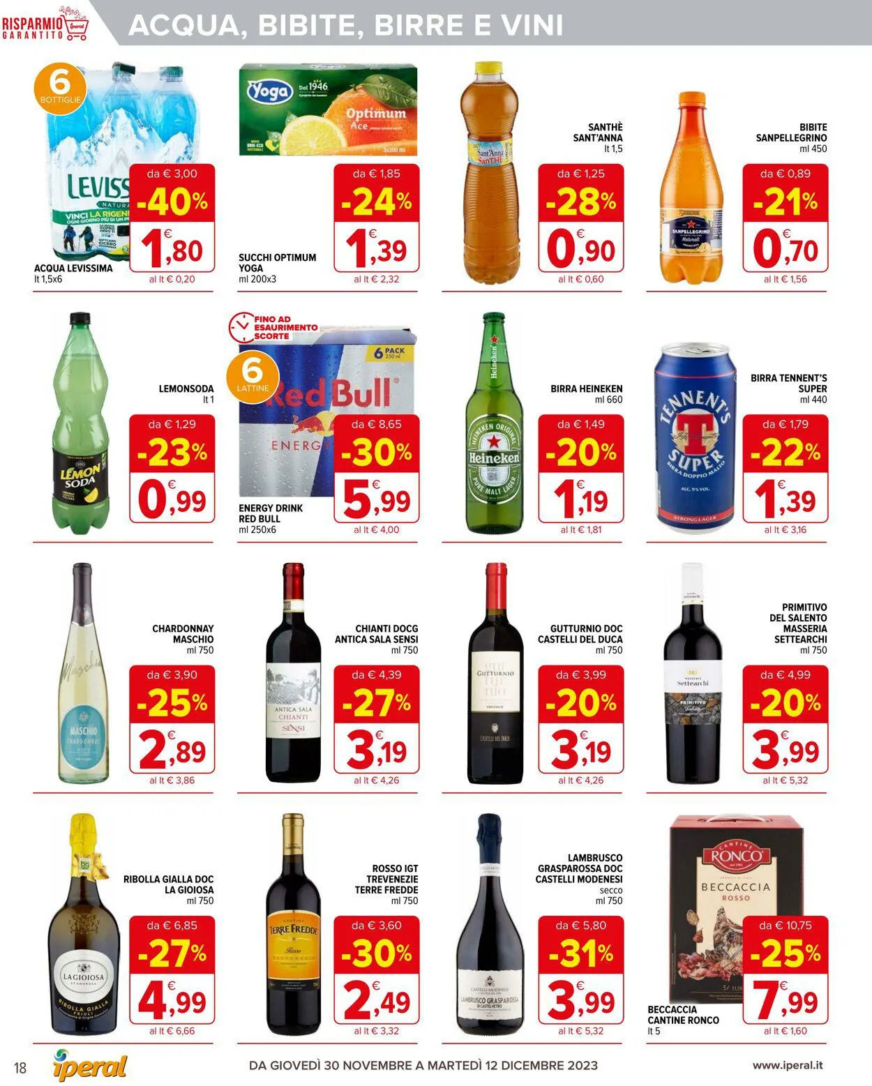 Iperal Volantino attuale da 30 novembre a 14 dicembre di 2023 - Pagina del volantino 18