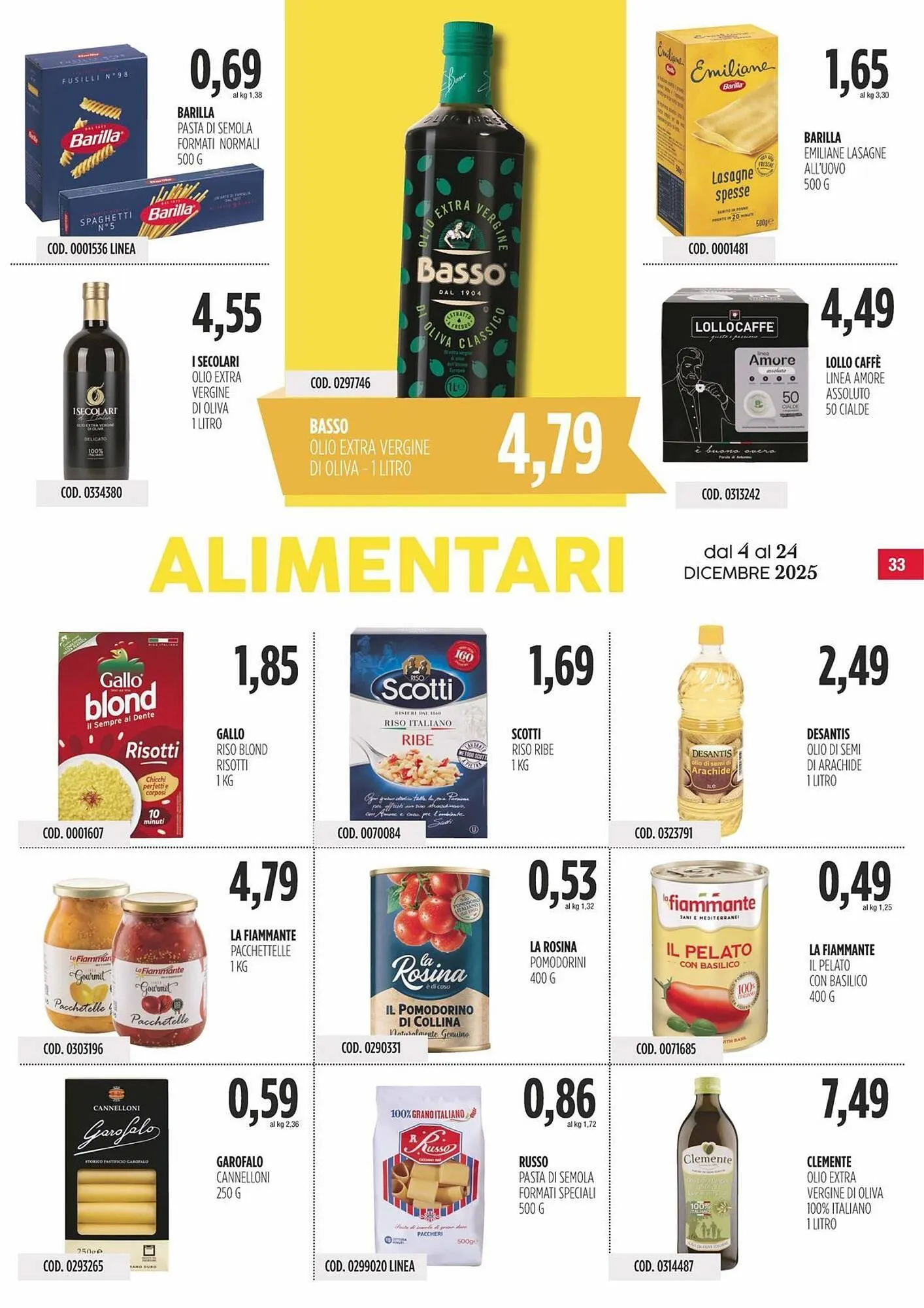 Volantino Carico Cash & Carry da 4 dicembre a 24 dicembre di 2025 - Pagina del volantino 33