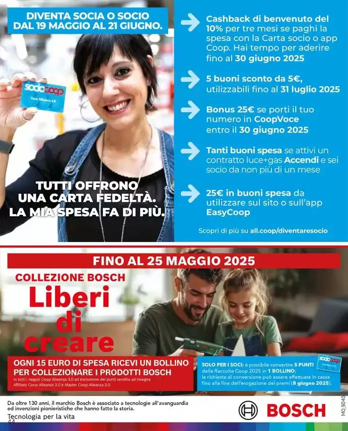 5€ buono sconto da 22 maggio a 4 giugno di 2025 - Pagina del volantino 44