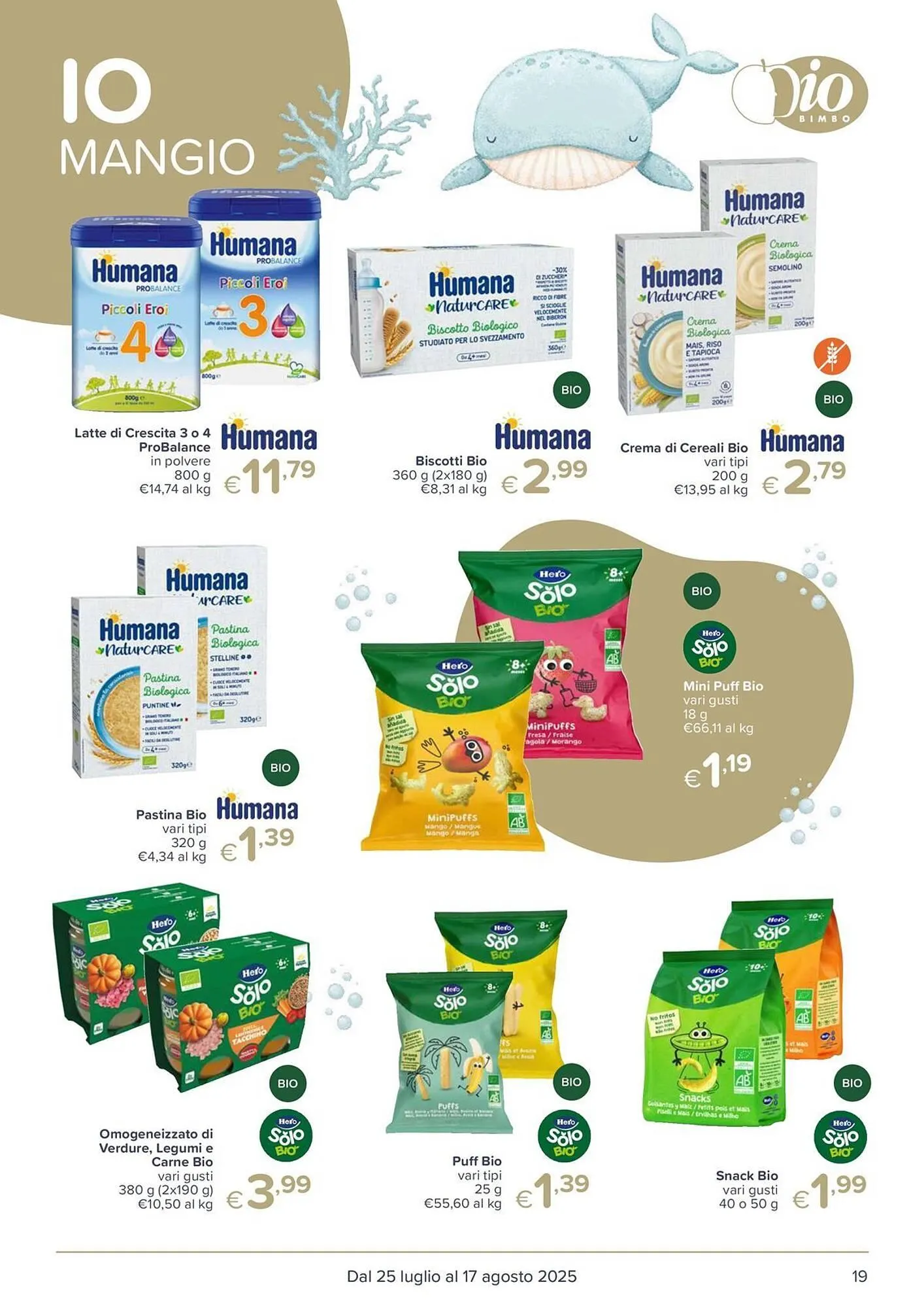 Volantino Io Bimbo da 25 luglio a 17 agosto di 2025 - Pagina del volantino 19