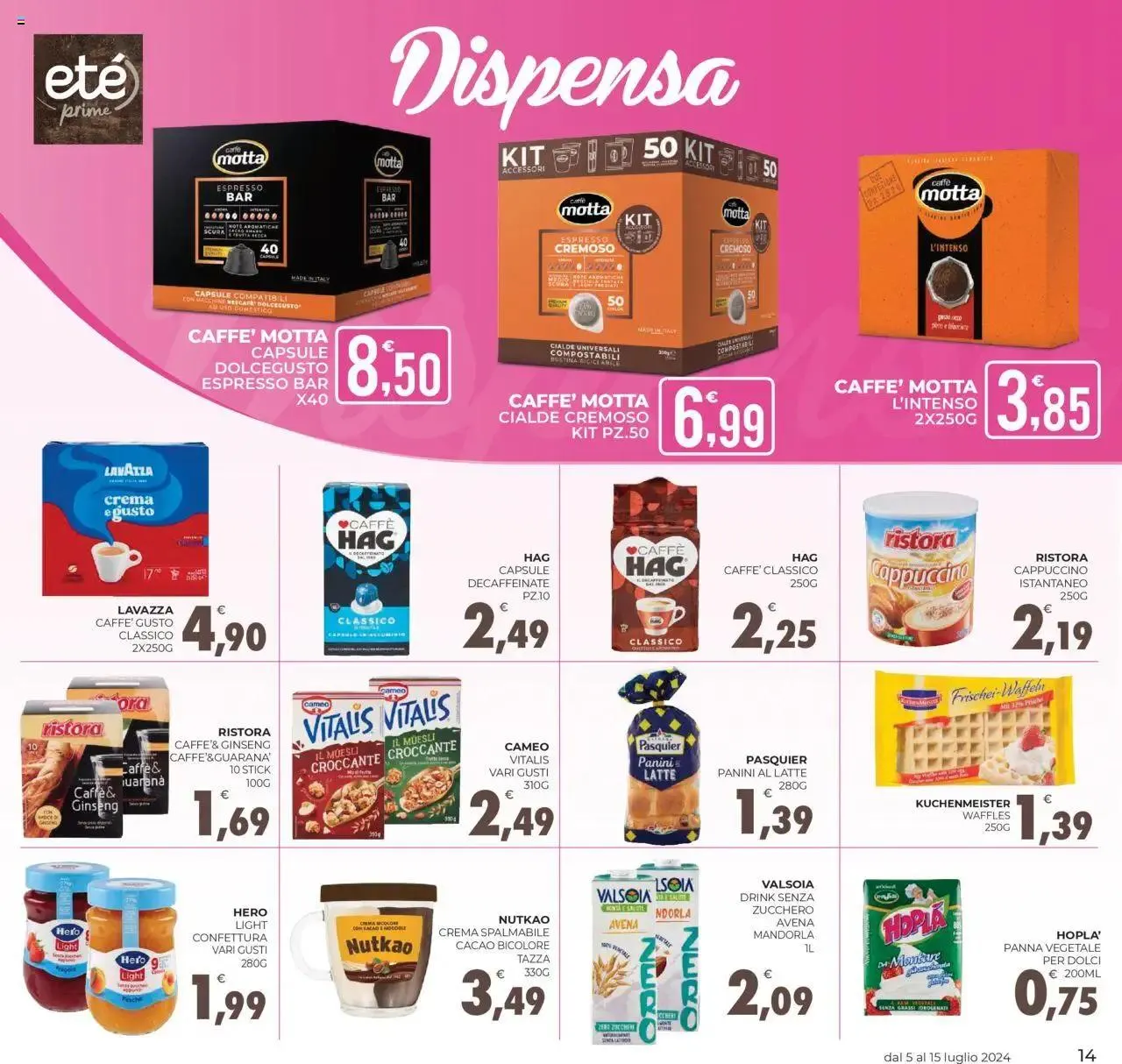 Volantino Eté Prime da 5 luglio a 15 luglio di 2024 - Pagina del volantino 14