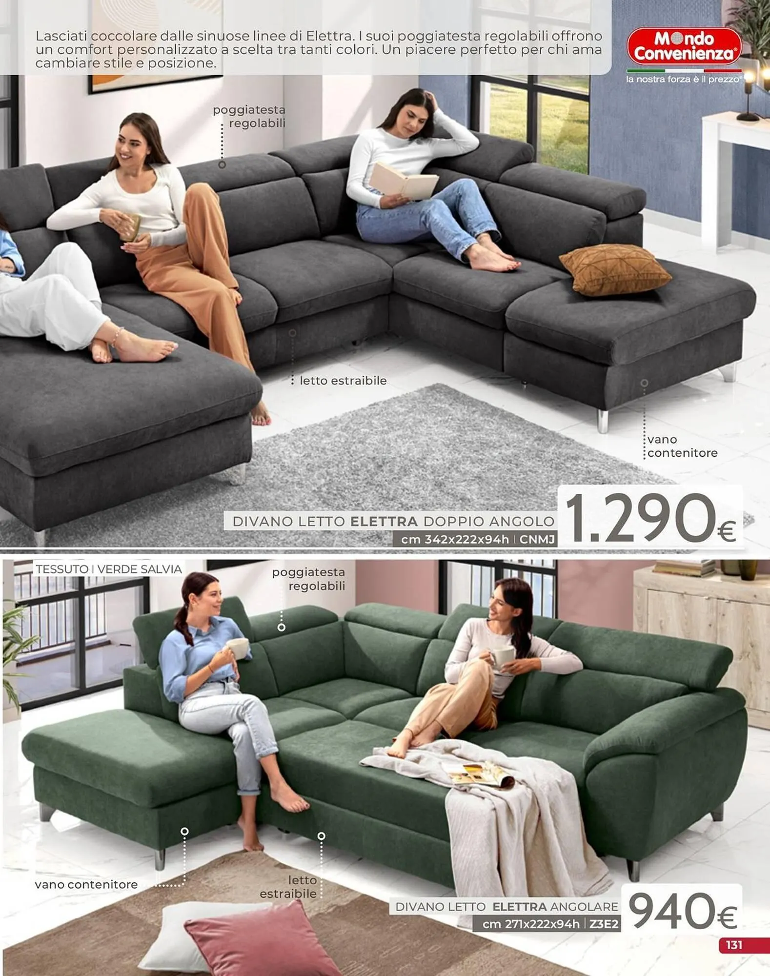 volantino Mondo Convenienza da 1 settembre a 31 dicembre di 2025 - Pagina del volantino 133