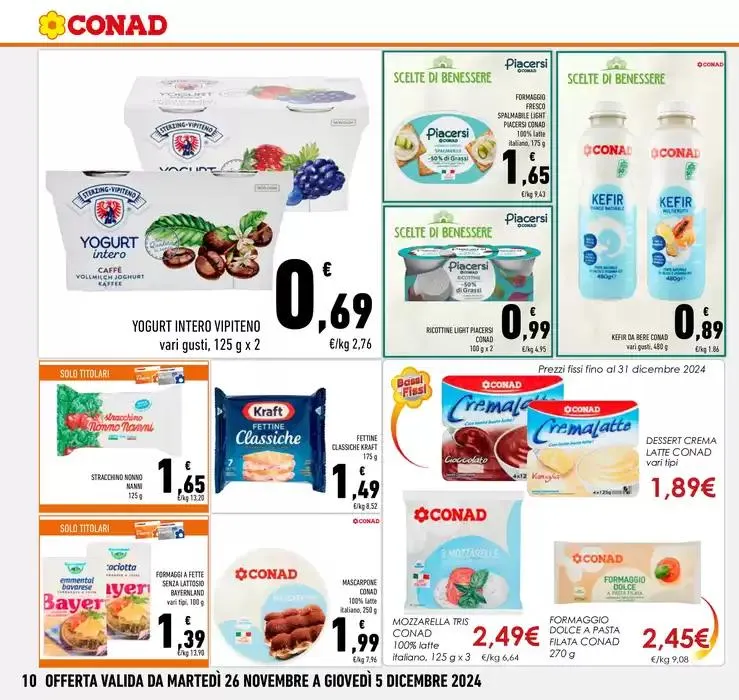 MEGA RISPARMIO da 26 novembre a 5 dicembre di 2024 - Pagina del volantino 10