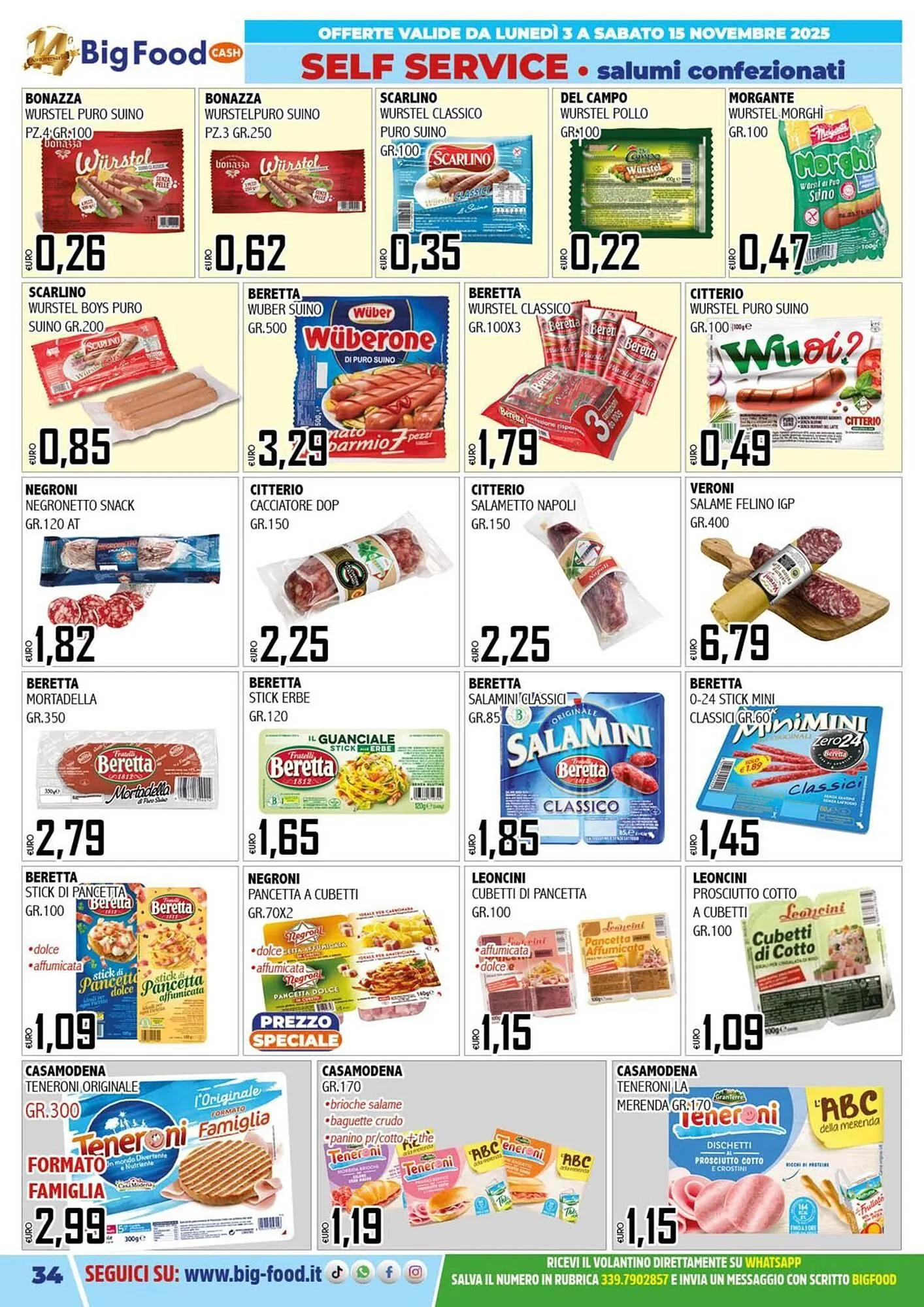 Volantino Big Food da 3 novembre a 15 novembre di 2025 - Pagina del volantino 34