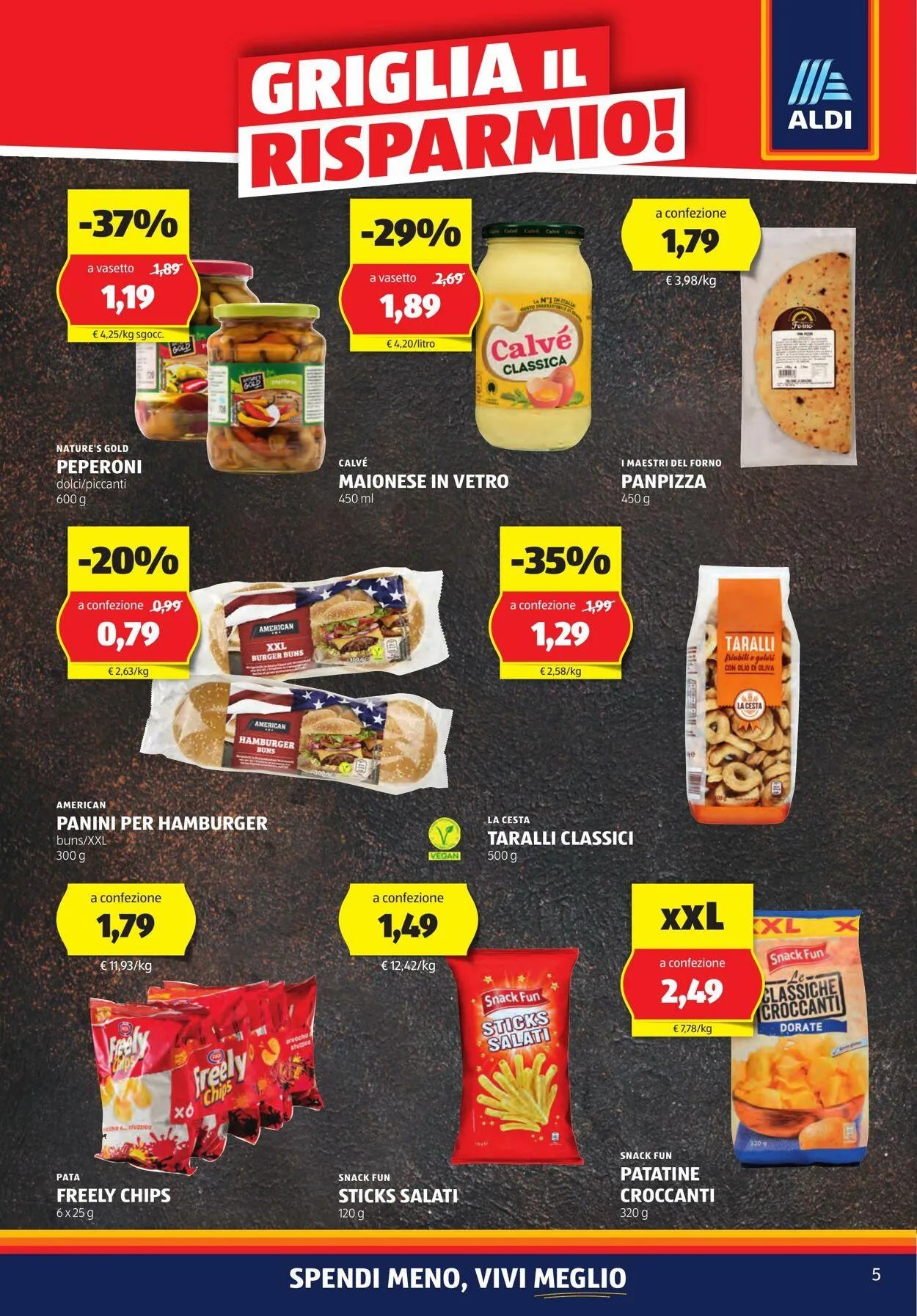 Aldi Volantino attuale da 22 aprile a 28 aprile di 2024 - Pagina del volantino 5