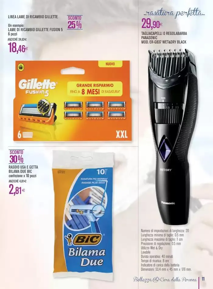Bellezza& cura della persona da 27 marzo a 19 aprile di 2025 - Pagina del volantino 11