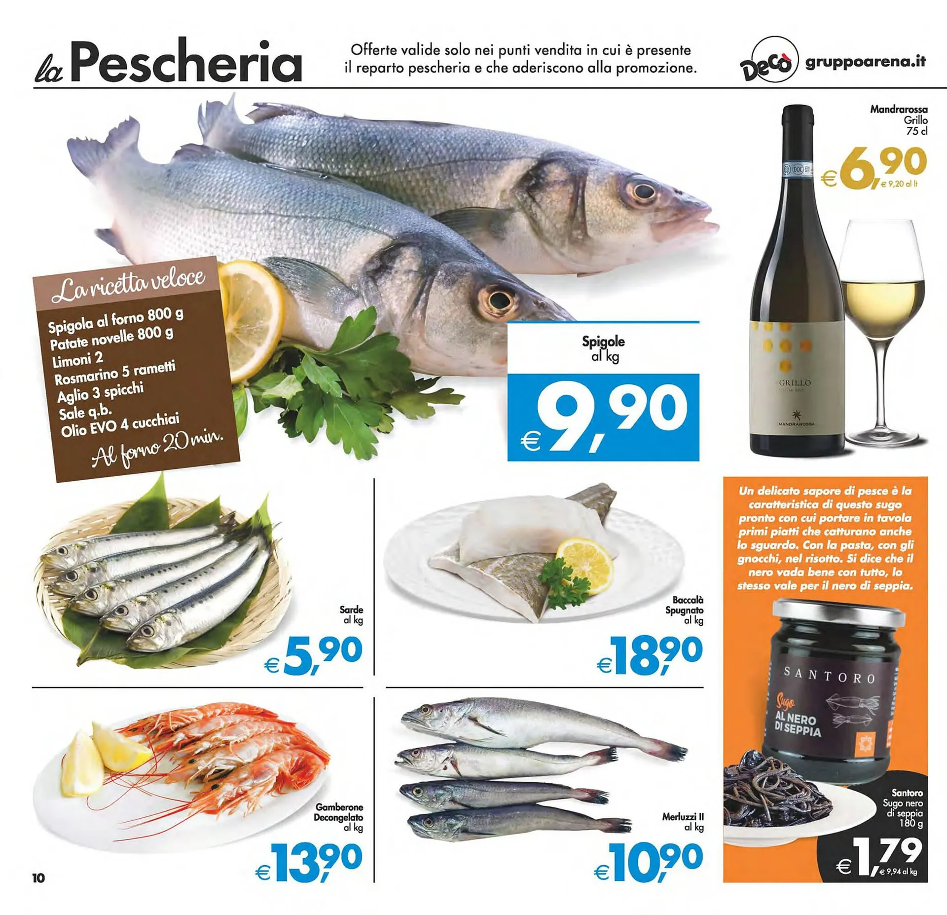 Volantino Deco Supermercati da 8 marzo a 21 marzo di 2024 - Pagina del volantino 10