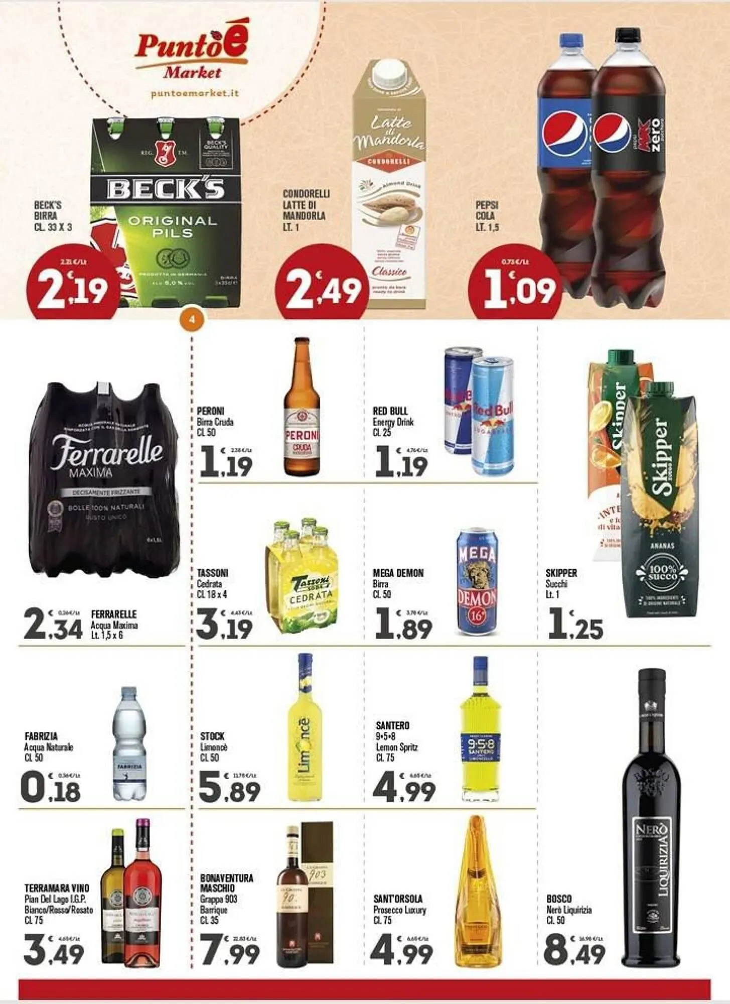 Volantino Punto é market da 26 maggio a 8 giugno di 2025 - Pagina del volantino 4