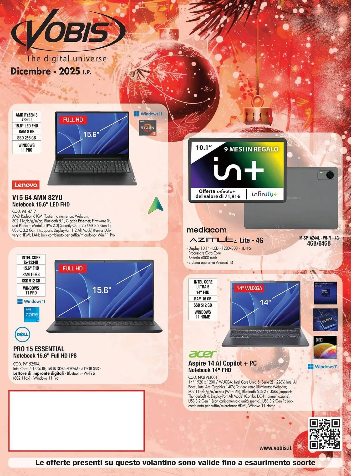 Volantino Vobis da 24 dicembre a 31 dicembre di 2025 - Pagina del volantino 1
