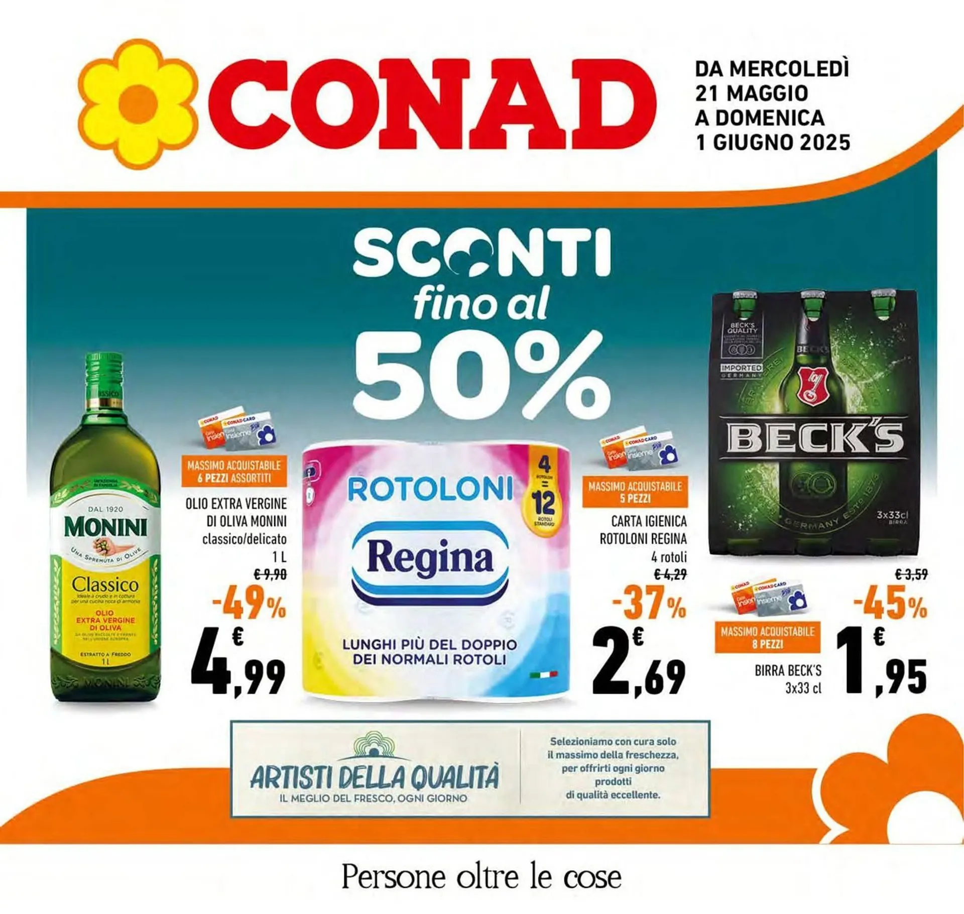 Volantino Conad da 21 maggio a 1 giugno di 2025 - Pagina del volantino 1