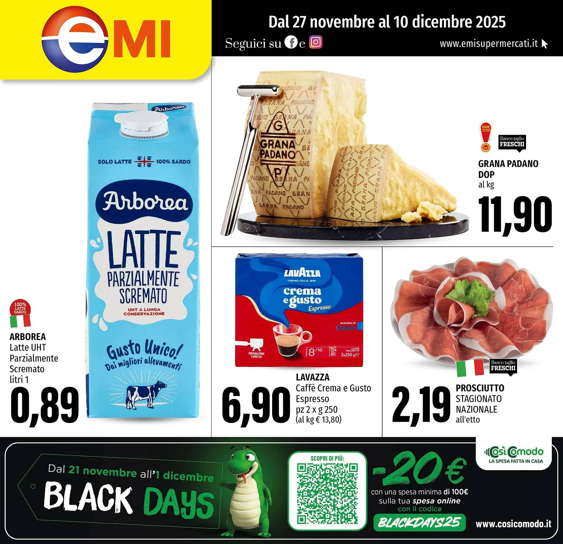 Volantino Emi Supermercati da 27 novembre a 10 dicembre di 2025 - Pagina del volantino 1