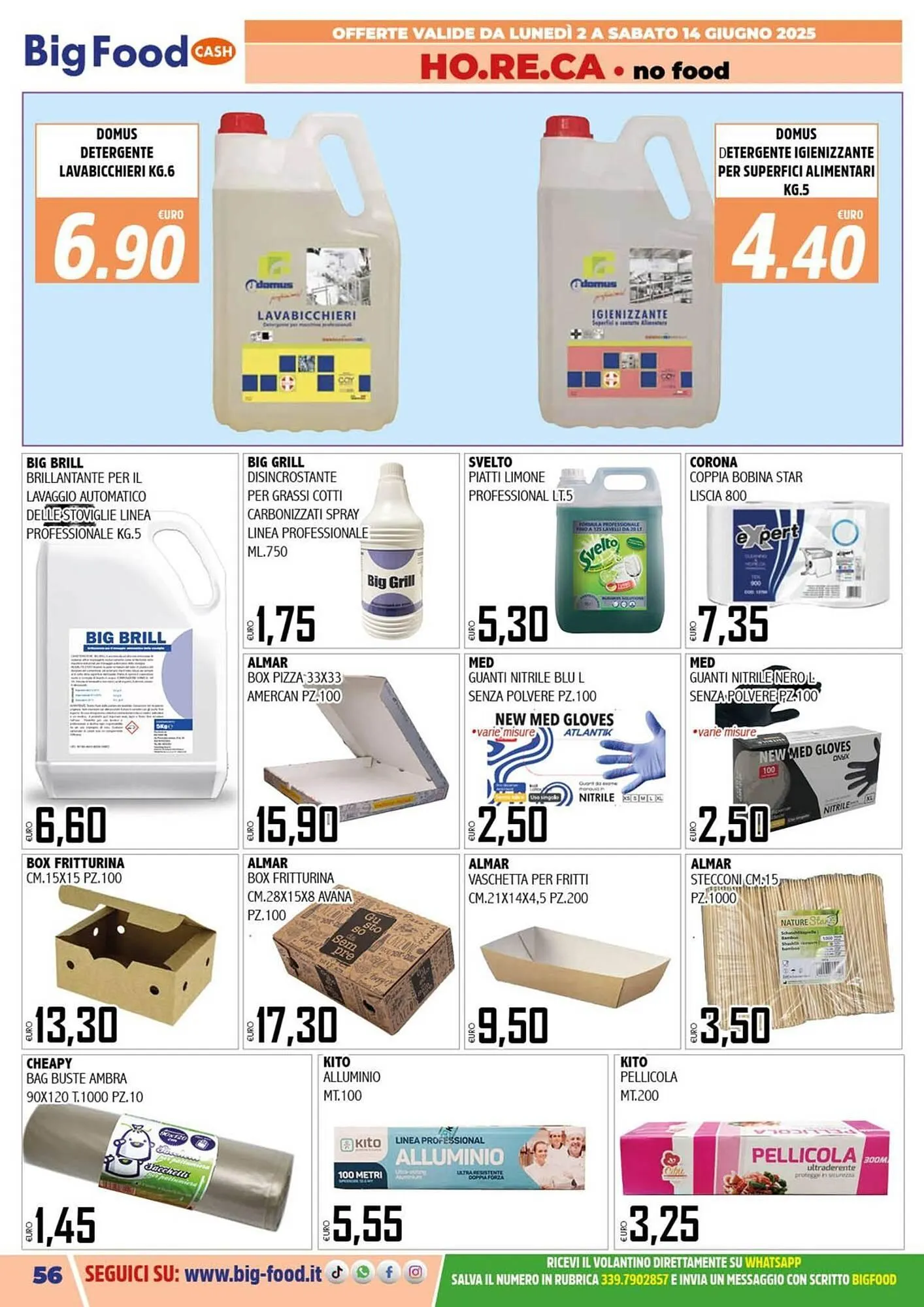 Volantino Big Food da 2 giugno a 14 giugno di 2025 - Pagina del volantino 56