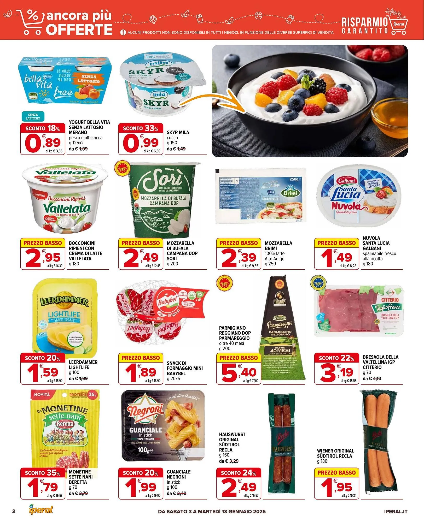 Volantino Iperal da 3 gennaio a 13 gennaio di 2026 - Pagina del volantino 2