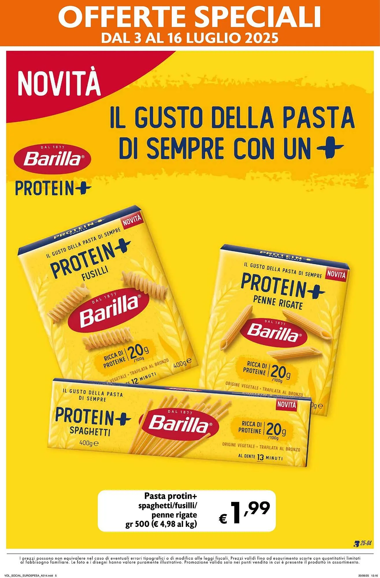 Volantino Eurospesa da 3 luglio a 16 luglio di 2025 - Pagina del volantino 20
