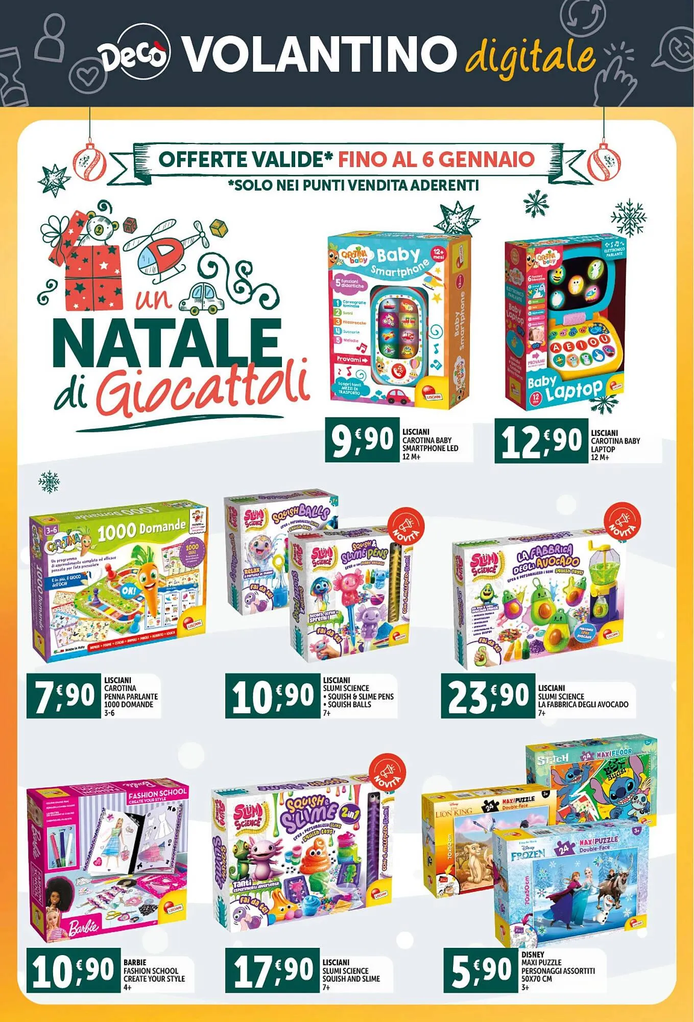 Volantino Deco Supermercati da 15 dicembre a 25 dicembre di 2025 - Pagina del volantino 57
