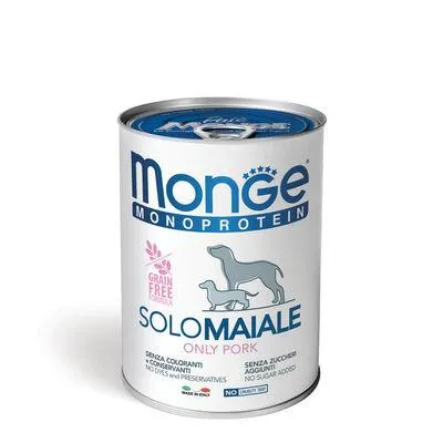 Monge Monoprotein Dog Adult Grain Free Solo Maiale 400 gr