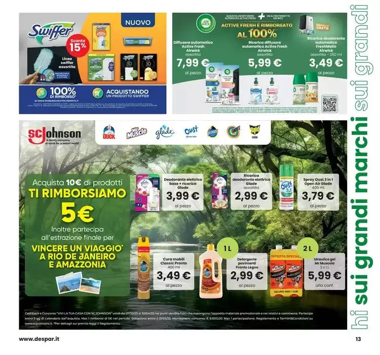 Profumo di offerte sui grandi marchi da 24 marzo a 6 aprile di 2025 - Pagina del volantino 13