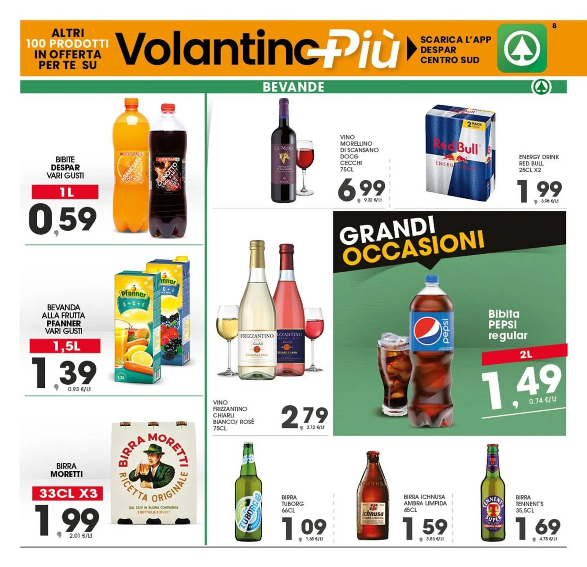 Volantino Eurospar da 27 dicembre a 7 gennaio di 2024 - Pagina del volantino 8