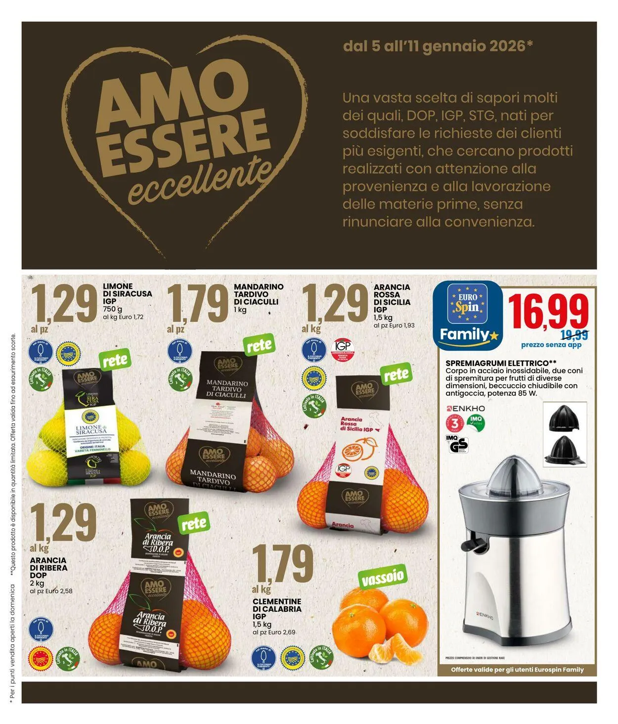 Eurospin da 5 gennaio a 12 gennaio di 2026 - Pagina del volantino 7
