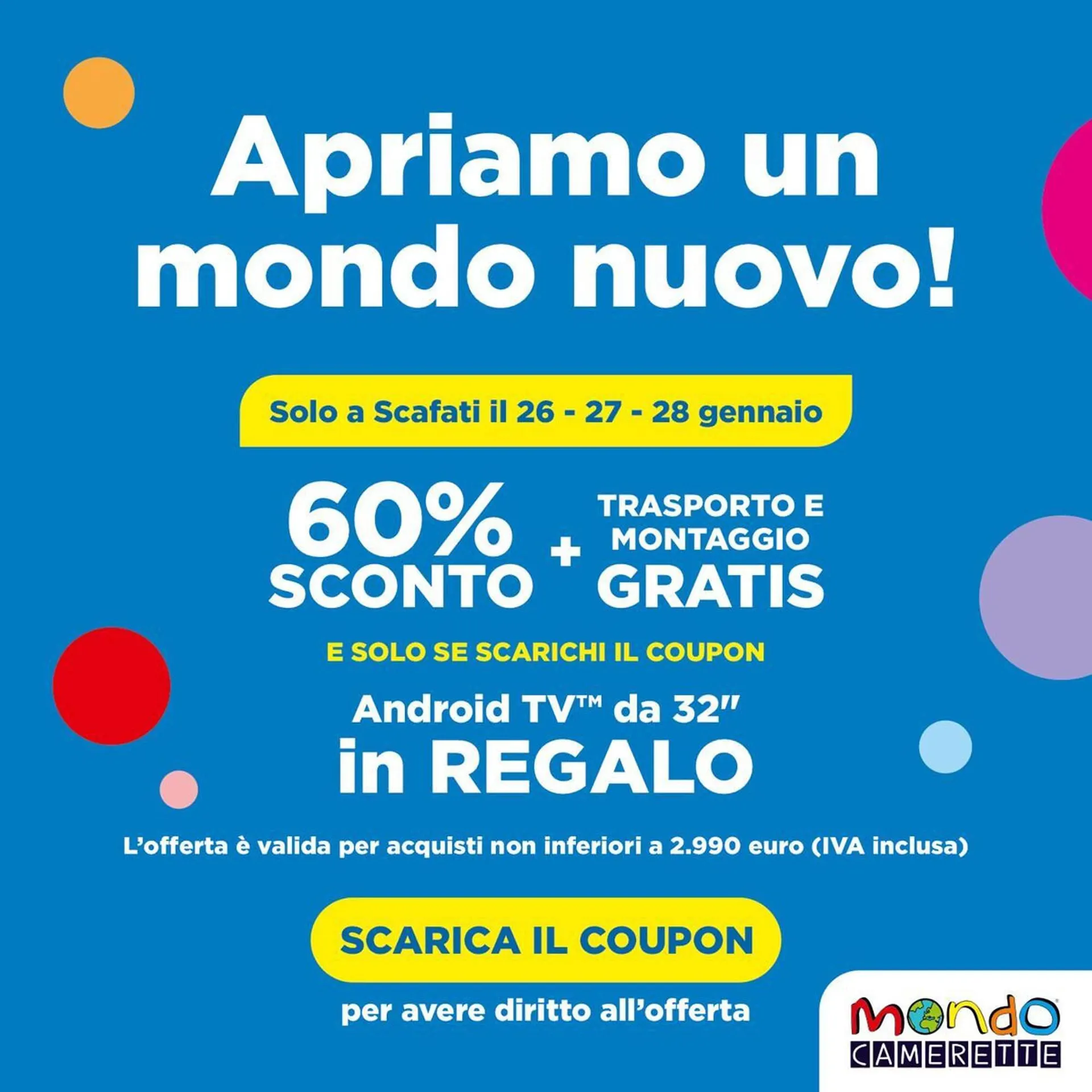 Volantino Mondo Camerette da 26 gennaio a 28 gennaio di 2024 - Pagina del volantino