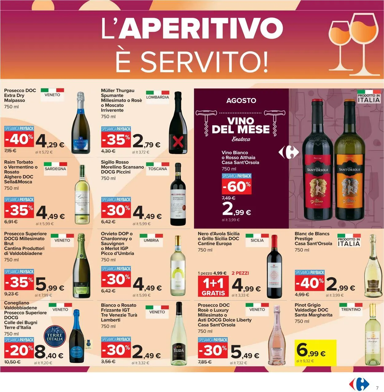 Carrefour Volantino attuale da 7 agosto a 20 agosto di 2025 - Pagina del volantino 7