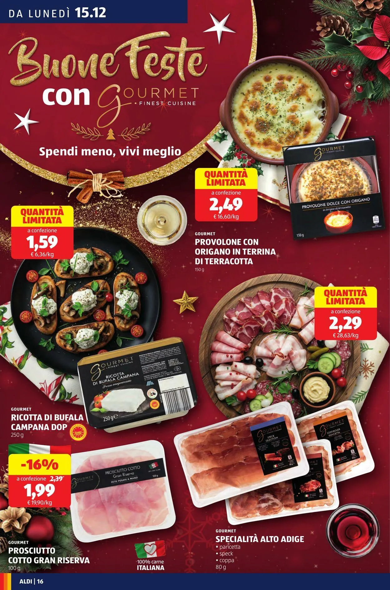 Aldi Volantino attuale da 15 dicembre a 21 dicembre di 2025 - Pagina del volantino 16
