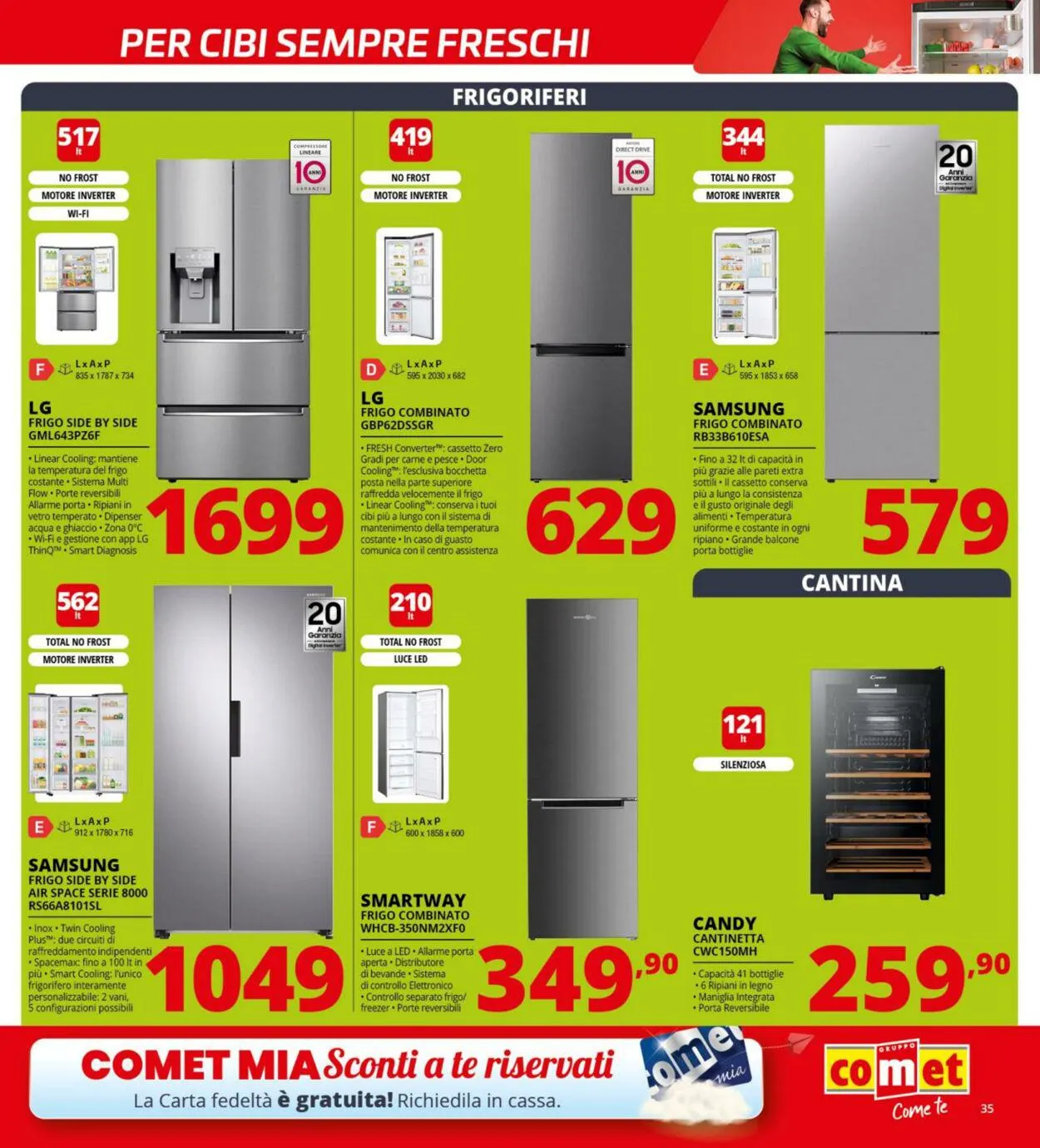 Comet Volantino attuale da 11 ottobre a 25 ottobre di 2023 - Pagina del volantino 35