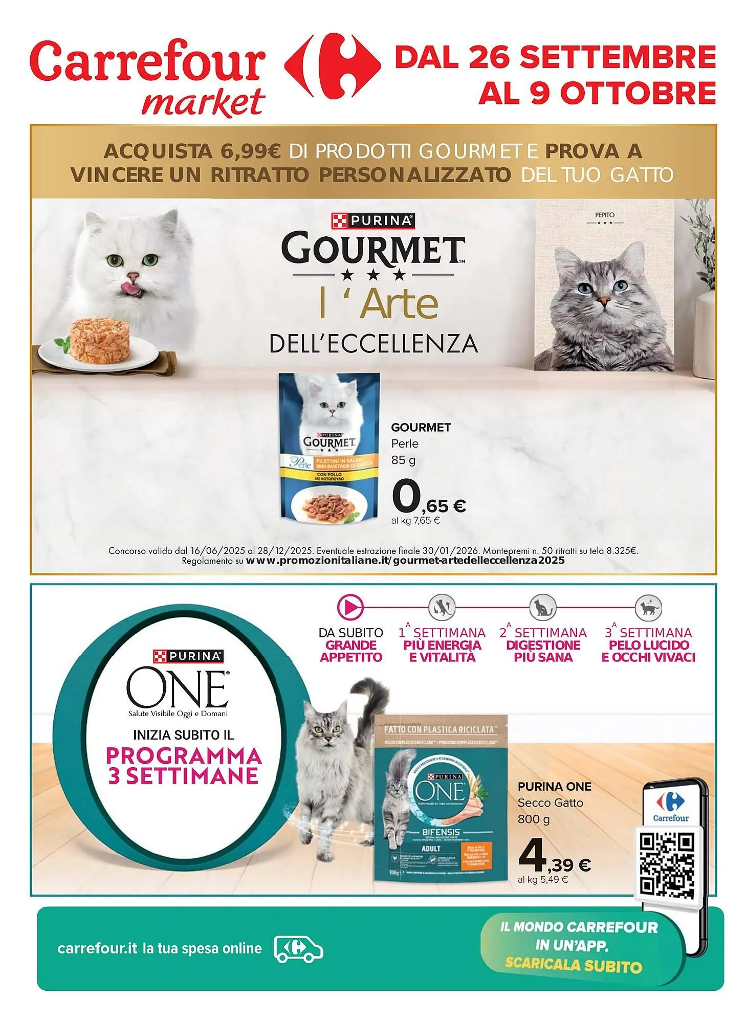 Volantino Carrefour Market da 26 settembre a 9 ottobre di 2025 - Pagina del volantino 1
