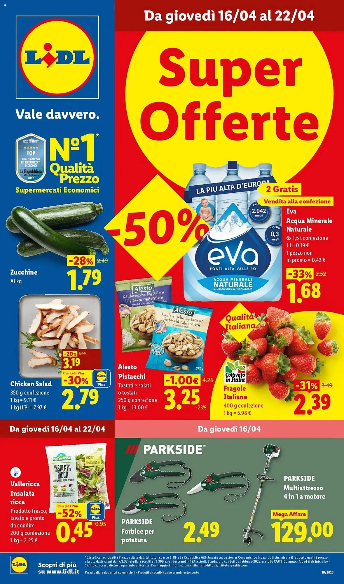 Volantino Lidl da 16 aprile a 22 aprile di 2026 - Pagina del volantino 1