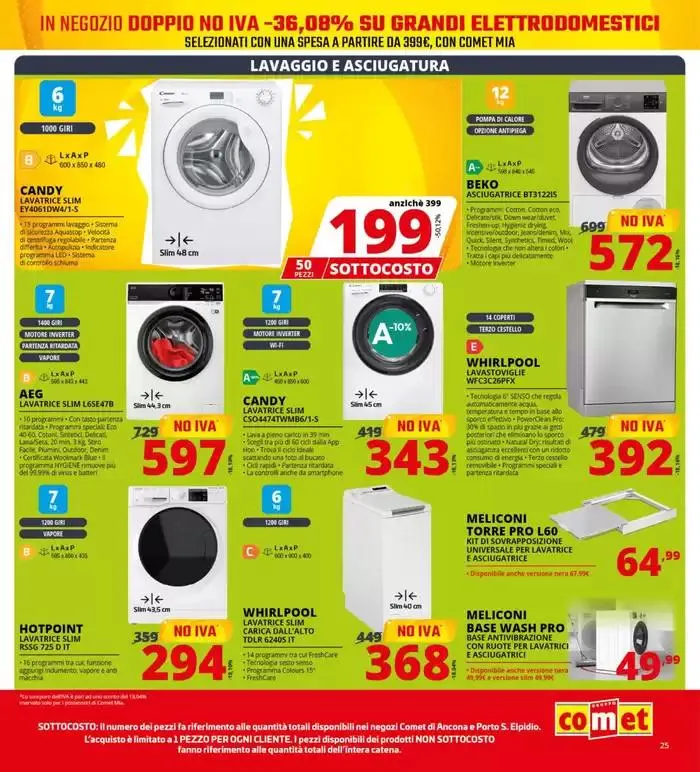 Sottocosto da Comet! da 8 maggio a 21 maggio di 2025 - Pagina del volantino 25