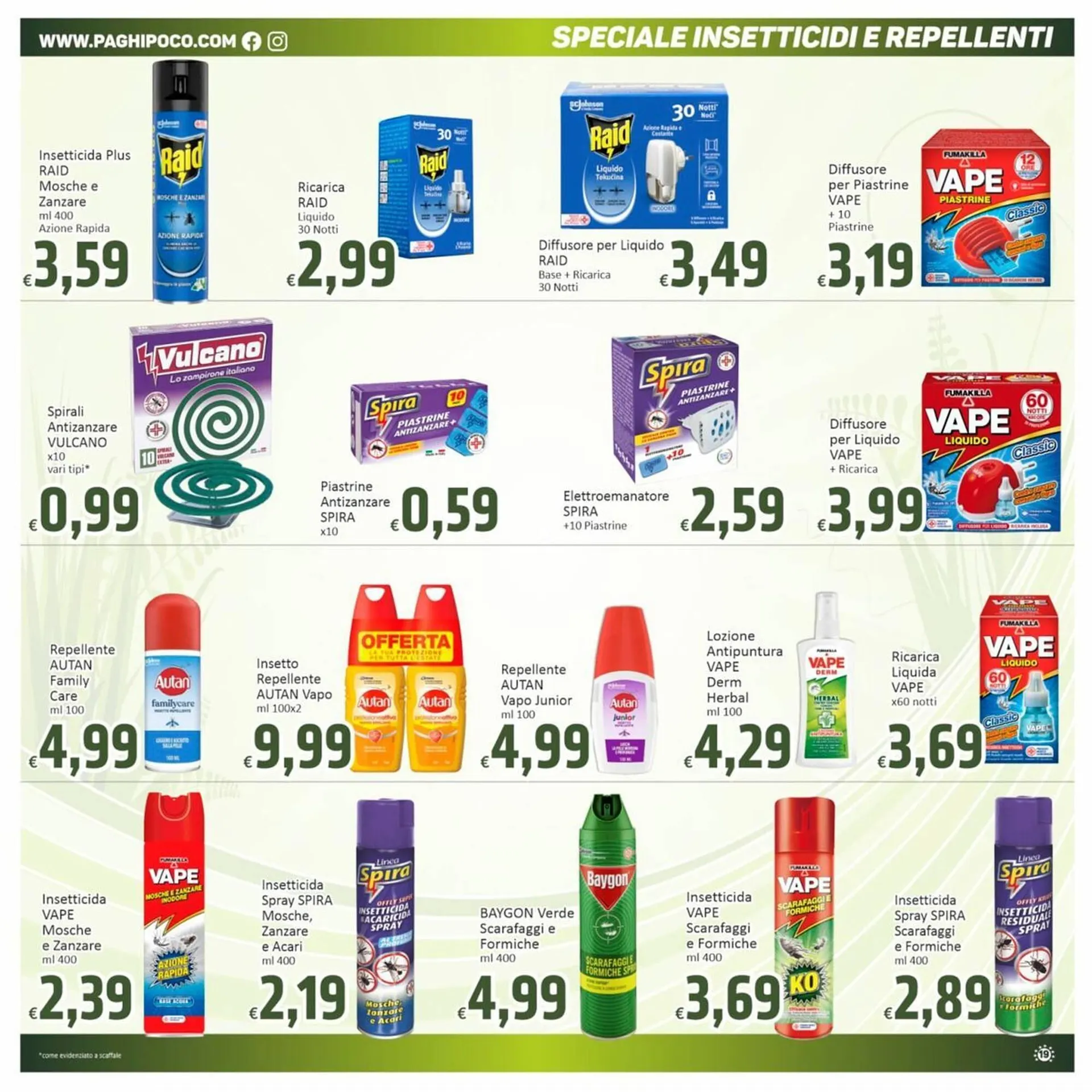 Volantino Paghi Poco da 4 luglio a 14 luglio di 2025 - Pagina del volantino 19