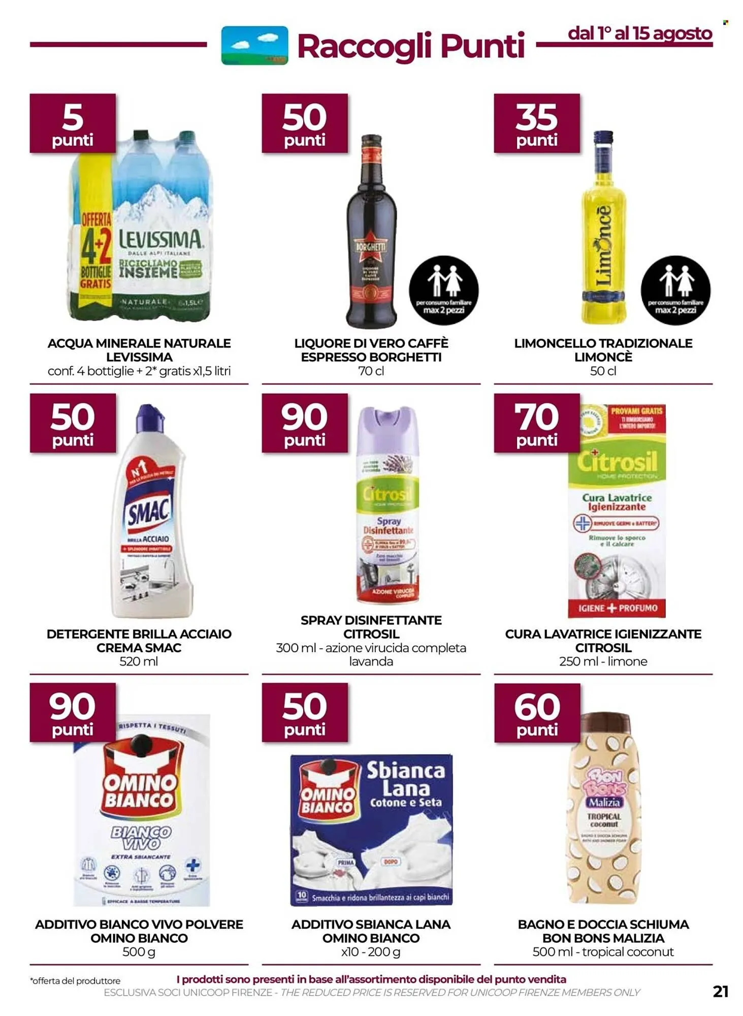 Volantino Unicoop da 7 agosto a 20 agosto di 2025 - Pagina del volantino 21