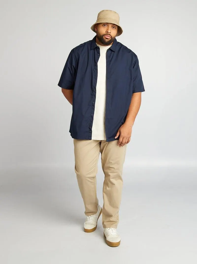 Pantaloni chino slim L34 - BEIGE