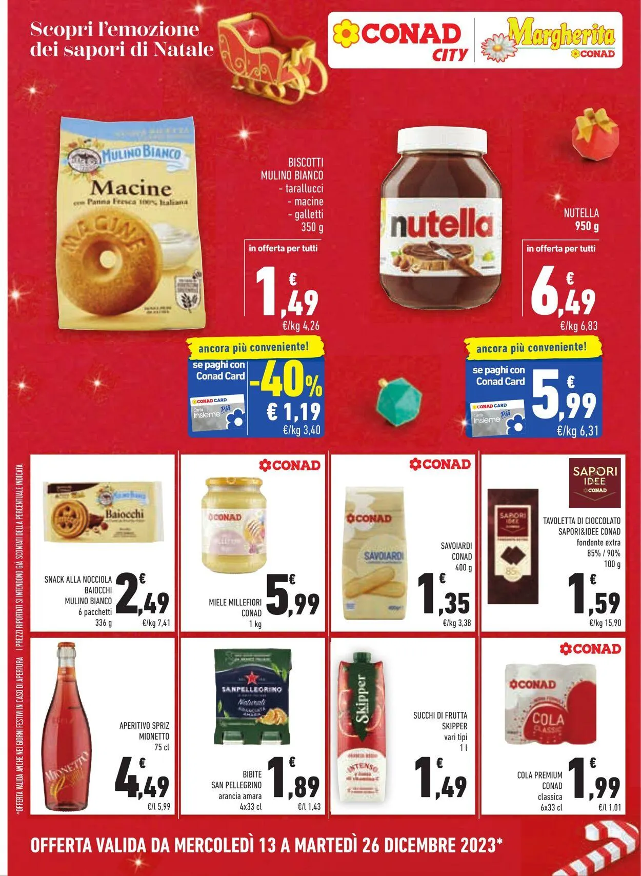 Conad - Margherita - Milano Volantino attuale da 13 dicembre a 26 dicembre di 2023 - Pagina del volantino 24