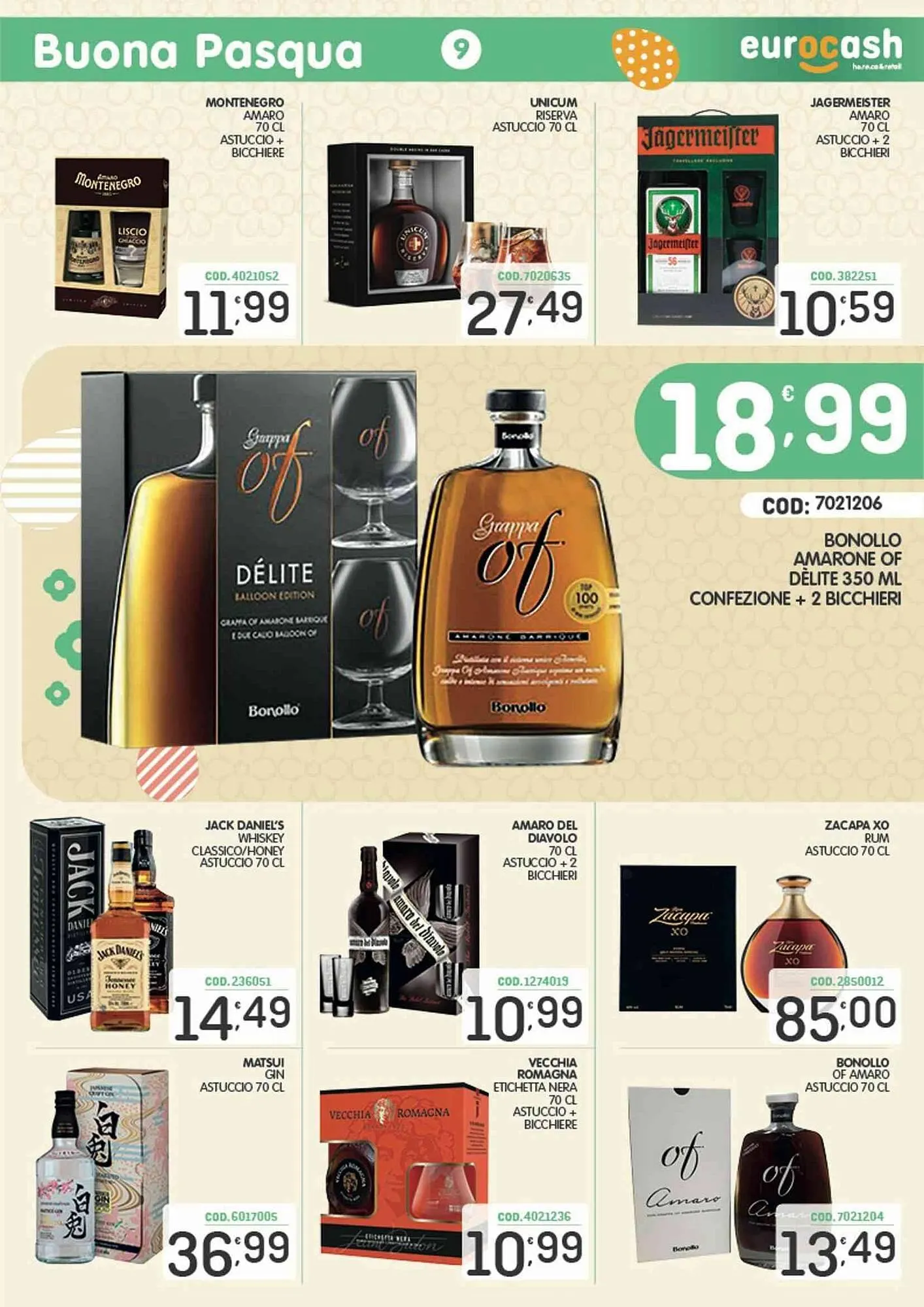 Volantino Eurocash da 16 marzo a 5 aprile di 2026 - Pagina del volantino 9