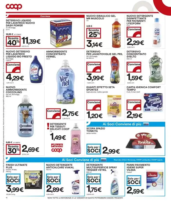 Sconti Fino al 40 % da 23 gennaio a 5 febbraio di 2025 - Pagina del volantino 16