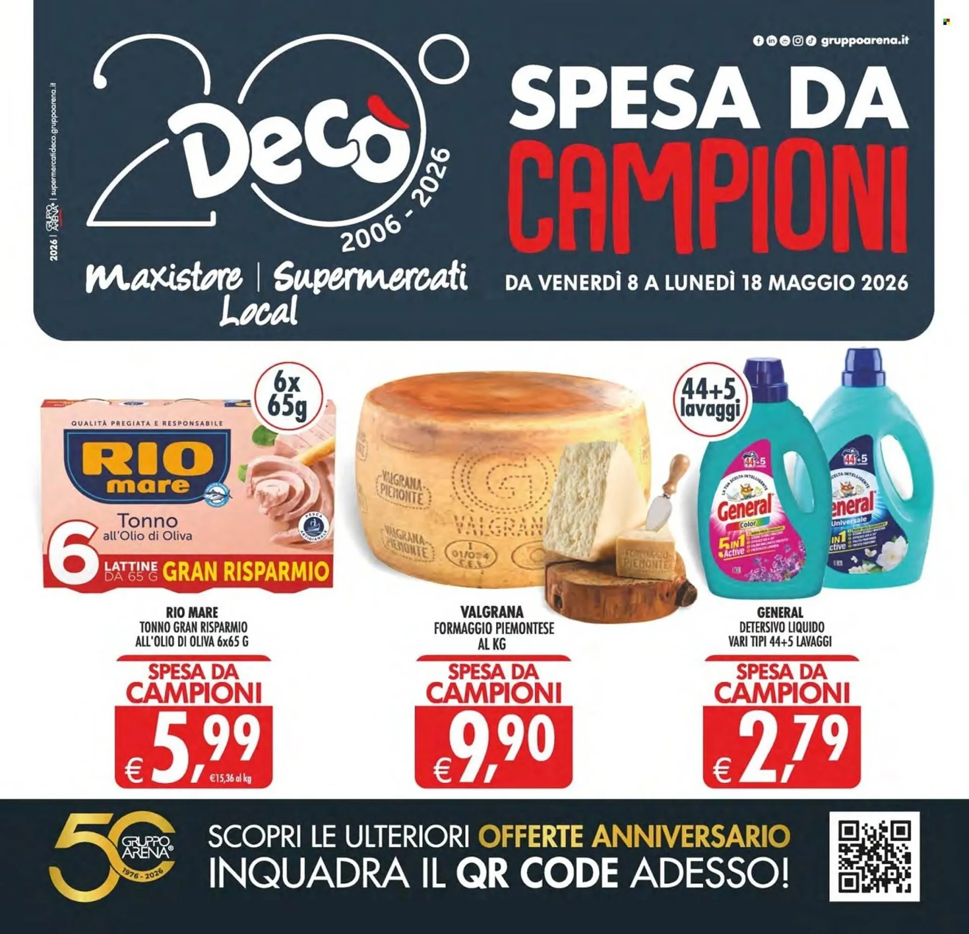 Volantino Deco Supermercati da 8 maggio a 18 maggio di 2026 - Pagina del volantino 1