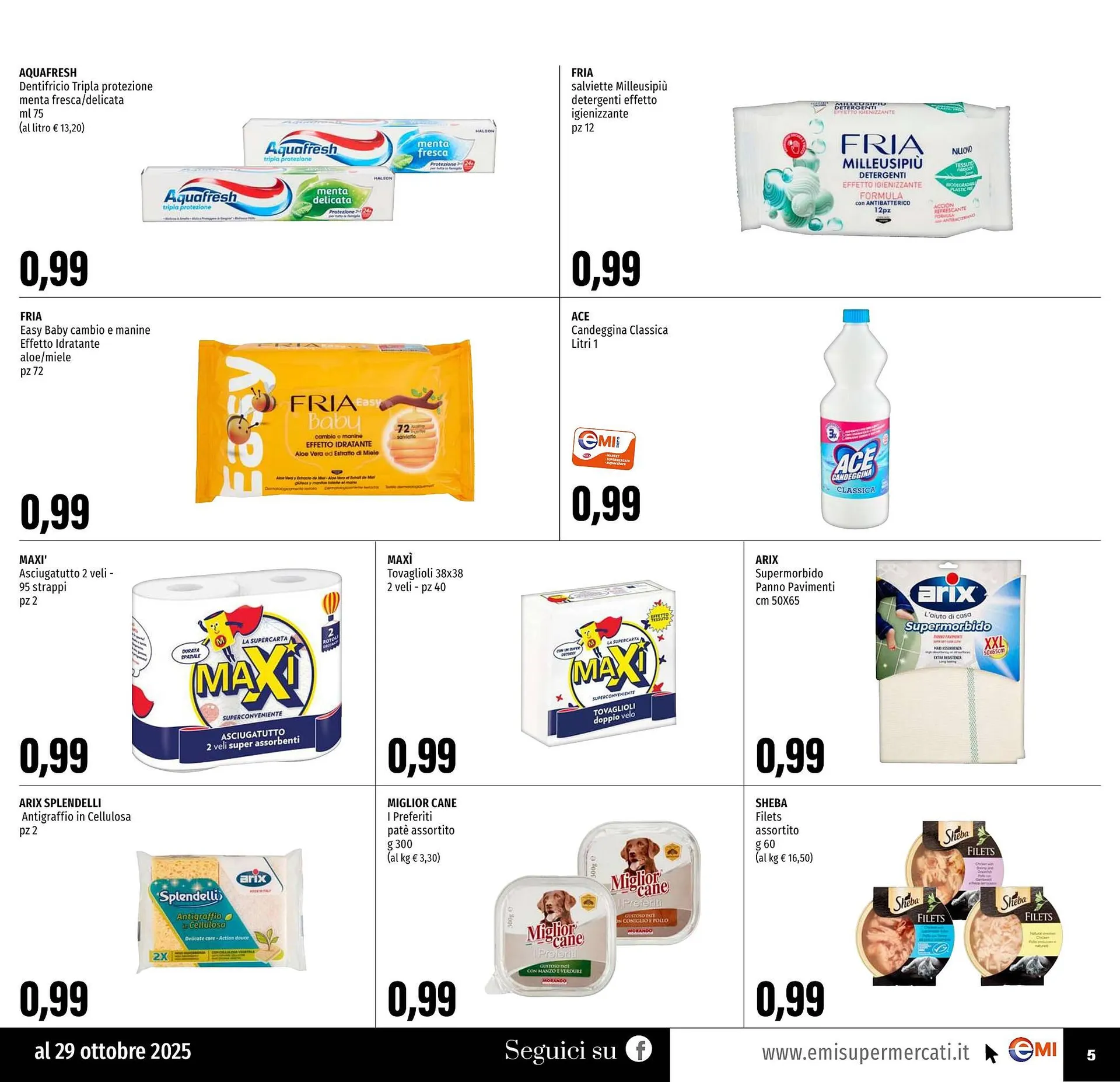 Volantino Emi Supermercati da 16 ottobre a 29 ottobre di 2025 - Pagina del volantino 5