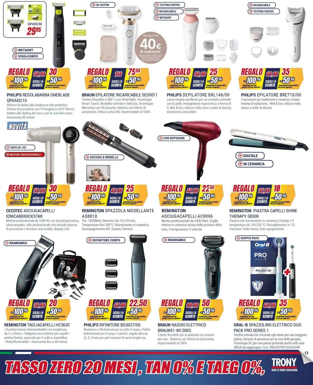 Trony - Palermo Volantino attuale da 3 luglio a 30 luglio di 2025 - Pagina del volantino 13