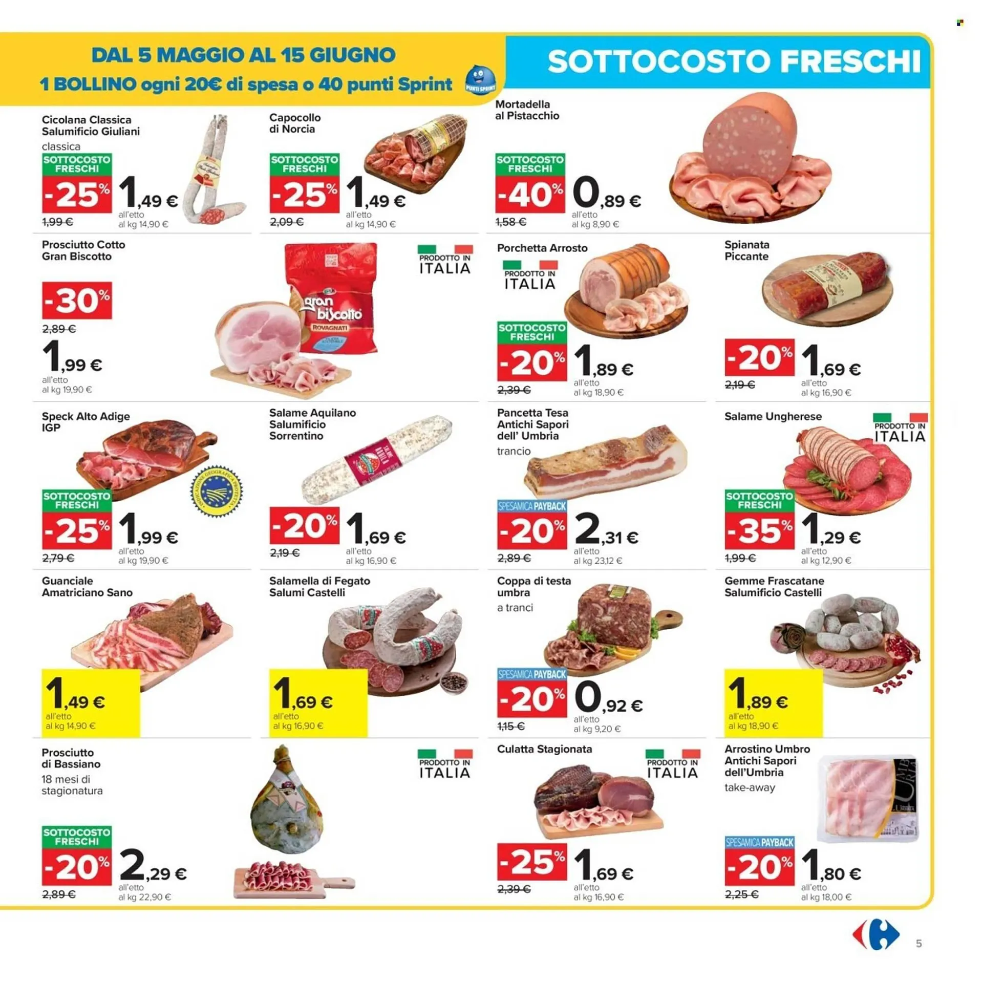 Volantino Carrefour Iper da 16 maggio a 28 maggio di 2025 - Pagina del volantino 5