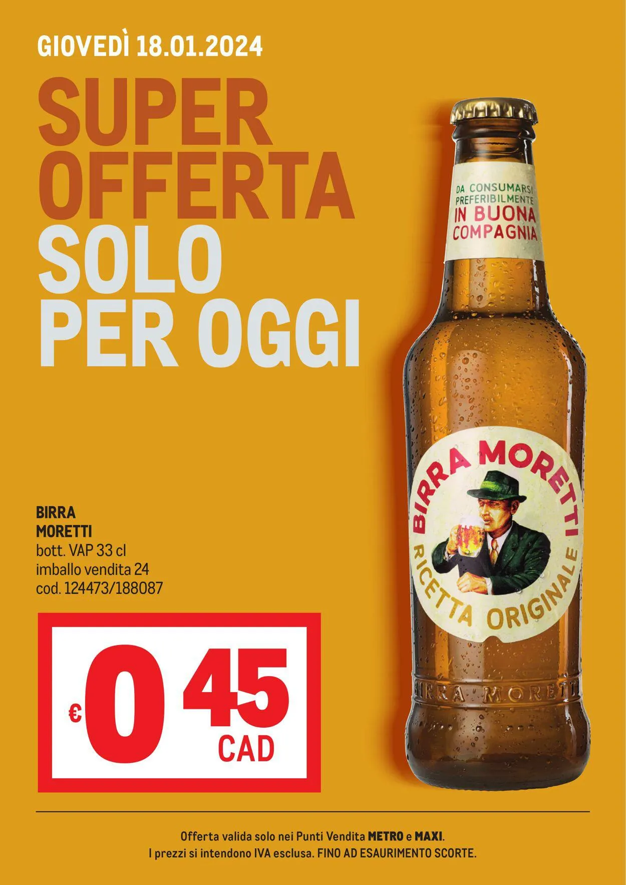 Metro Volantino attuale da 28 agosto a 11 settembre di 2024 - Pagina del volantino 1