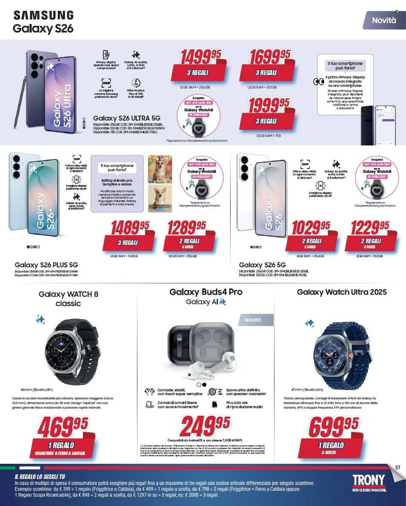 Volantino Trony da 9 aprile a 29 aprile di 2026 - Pagina del volantino 27