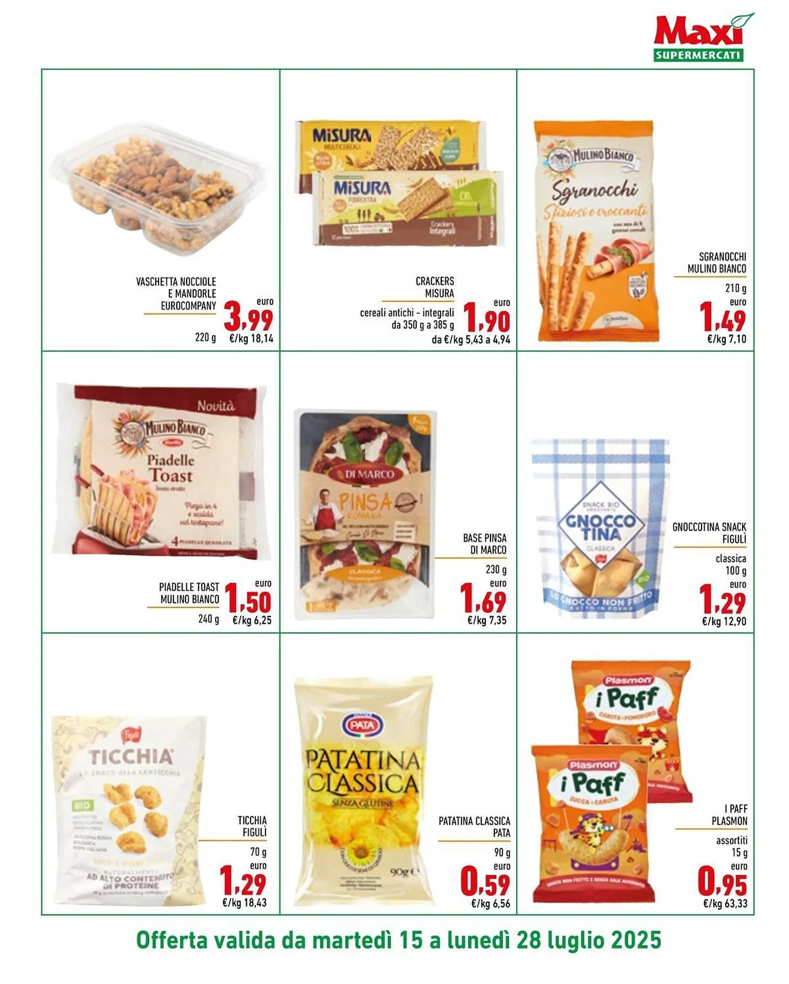 Volantino Maxi Supermercati da 15 luglio a 28 luglio di 2025 - Pagina del volantino 11