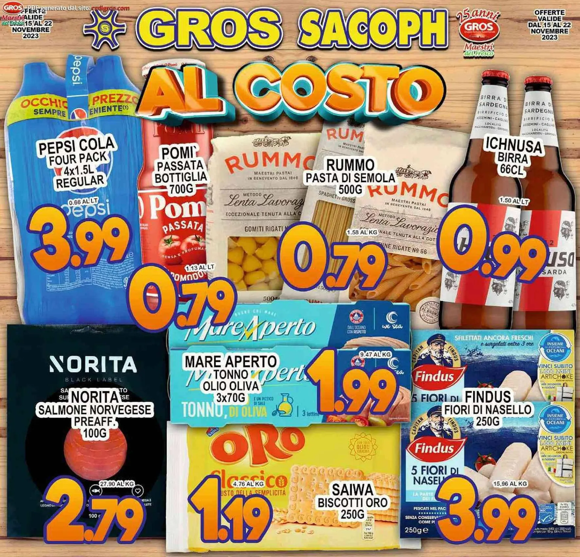 Volantino Sacoph da 15 novembre a 23 novembre di 2023 - Pagina del volantino 1