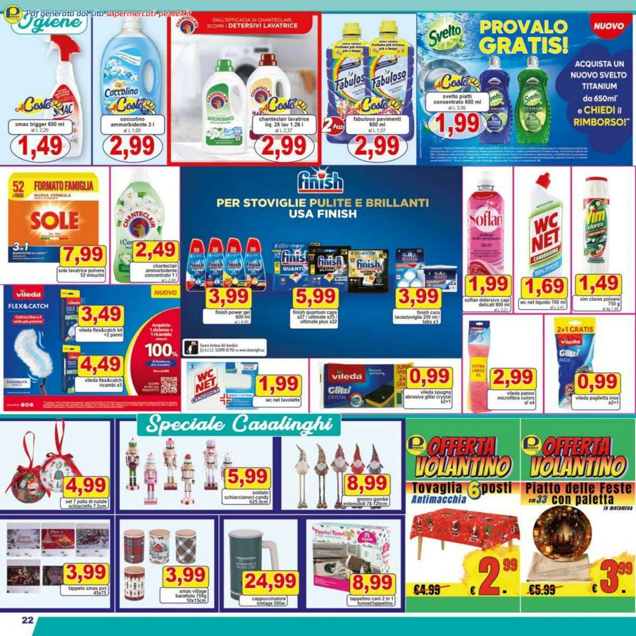 Pewex Volantino attuale da 9 dicembre a 23 dicembre di 2025 - Pagina del volantino 22
