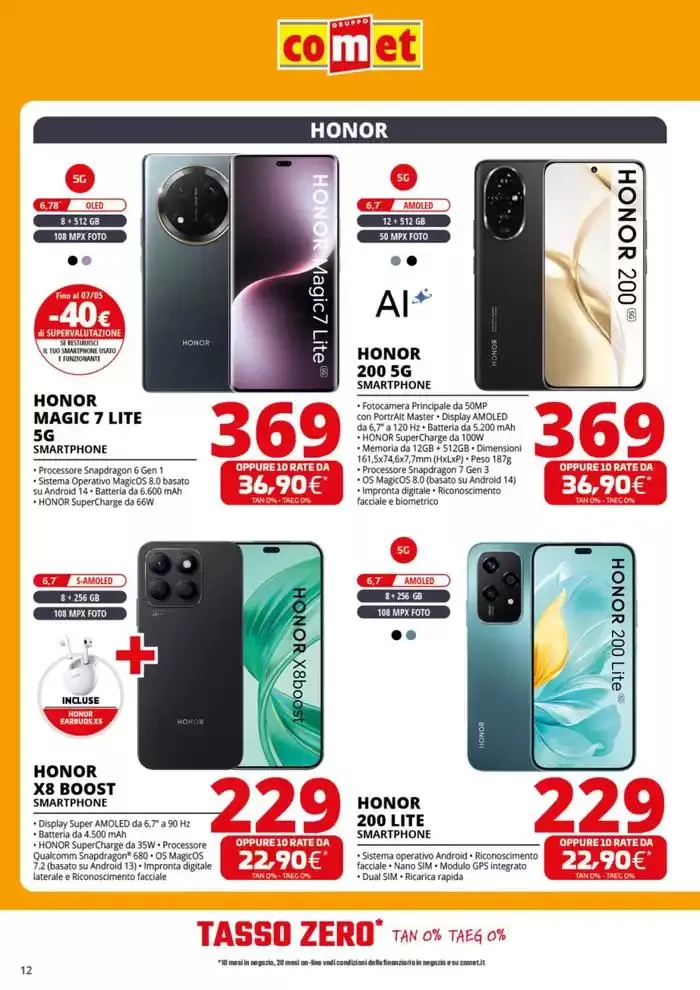 Speciale Telefonia da Comet! da 3 aprile a 16 aprile di 2025 - Pagina del volantino 12